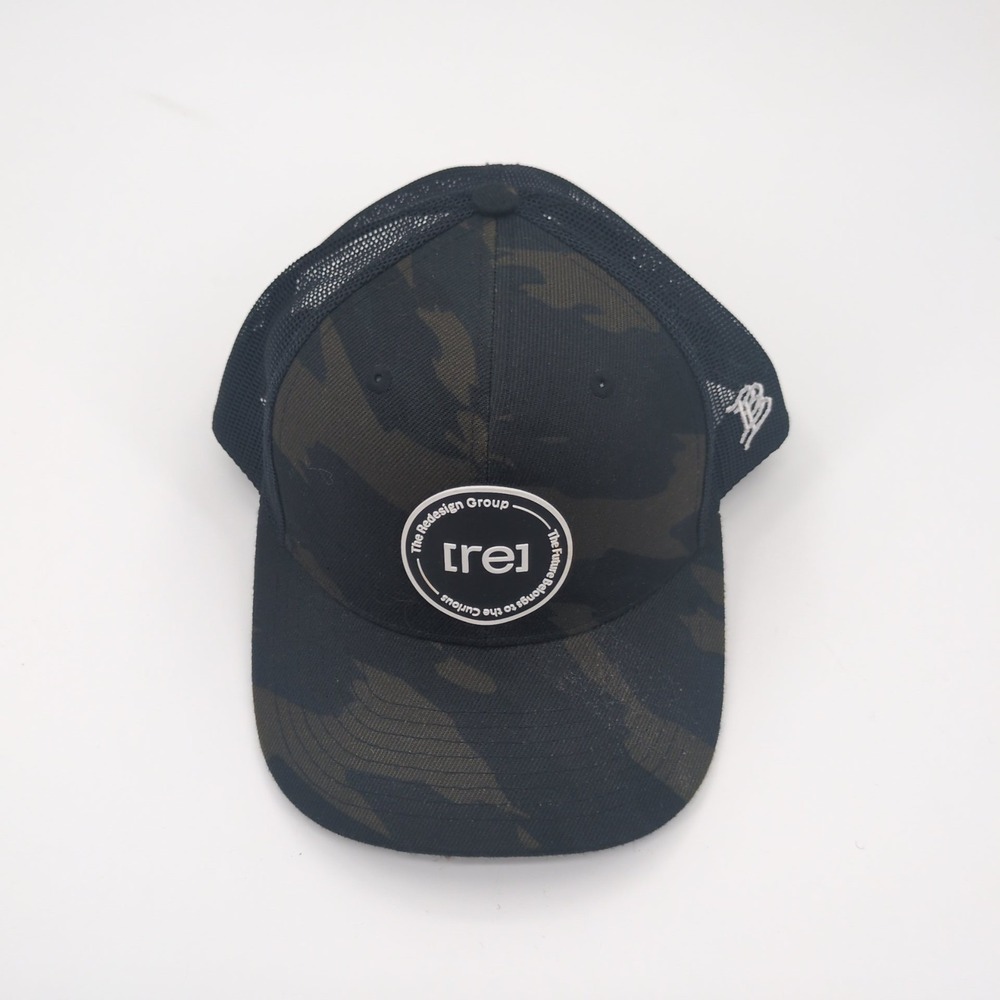 Branded Bills Essential 300 Snapback The Redesign Group Camo Mesh Trucker Cap